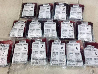 Blood bag management